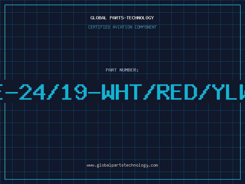 Aviation Part E-24/19-WHT/RED/YLW