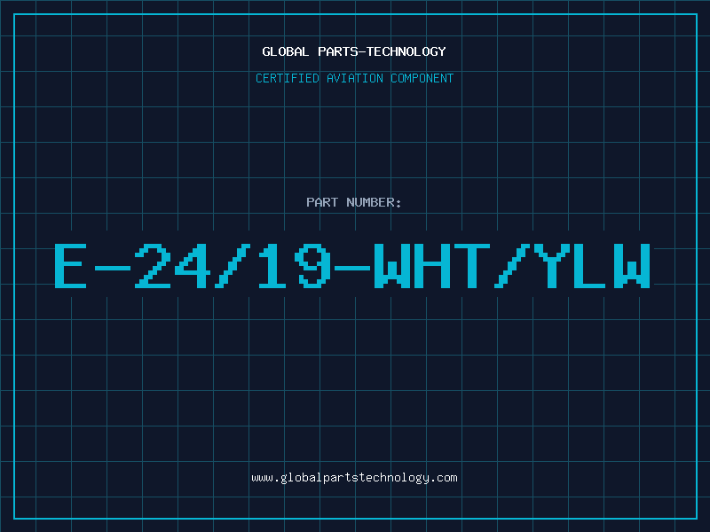 Aviation Part E-24/19-WHT/YLW