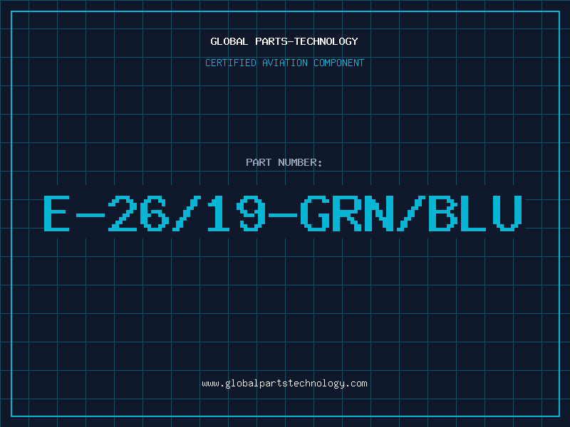 Aviation Part E-26/19-GRN/BLU