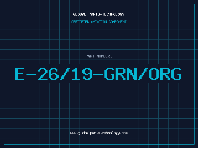 Aviation Part E-26/19-GRN/ORG