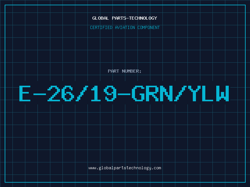 Aviation Part E-26/19-GRN/YLW