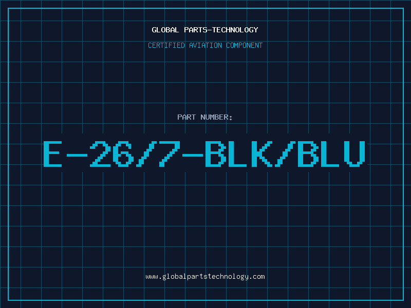 Aviation Part E-26/7-BLK/BLU