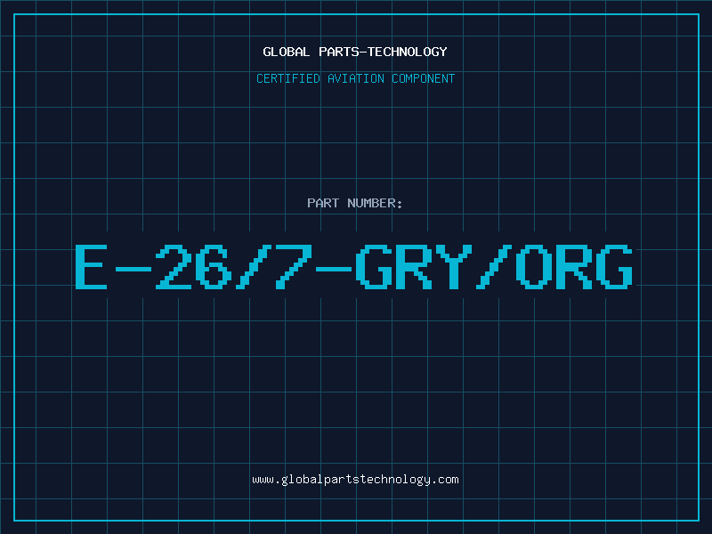 Aviation Part E-26/7-GRY/ORG