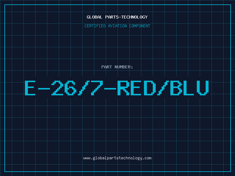 Aviation Part E-26/7-RED/BLU