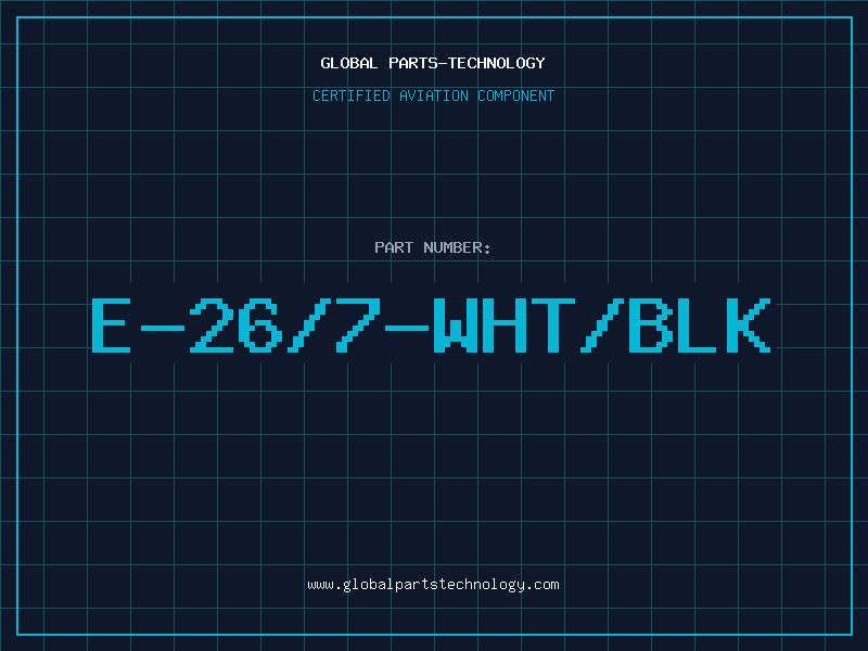 Aviation Part E-26/7-WHT/BLK