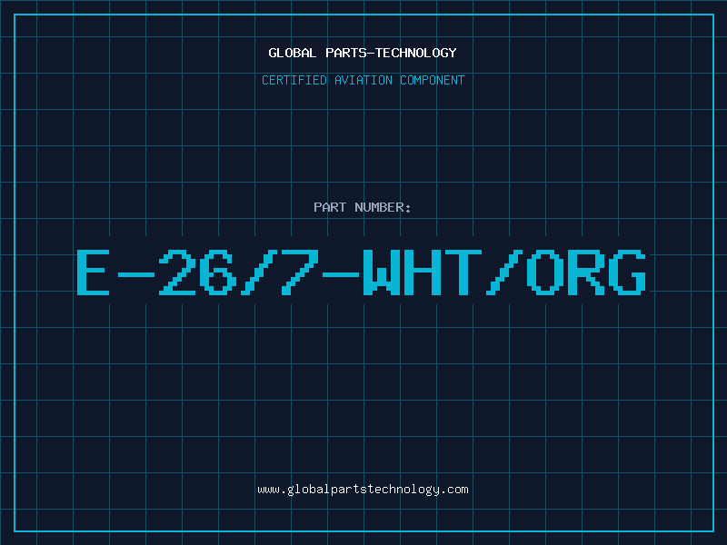 Aviation Part E-26/7-WHT/ORG