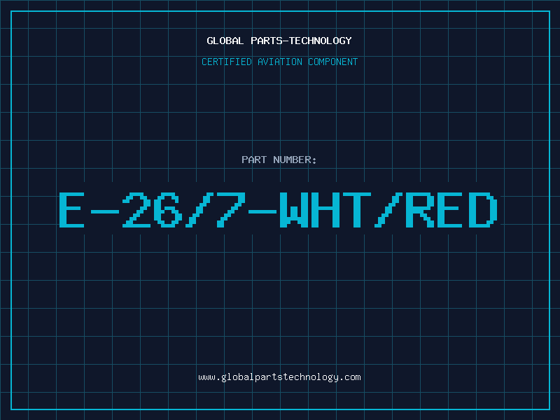 Aviation Part E-26/7-WHT/RED