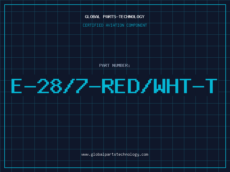 Aviation Part E-28/7-RED/WHT-T