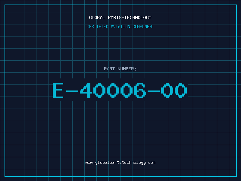 Aviation Part E-40006-00