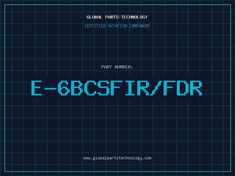 Aviation Part E-6BCSFIR/FDR