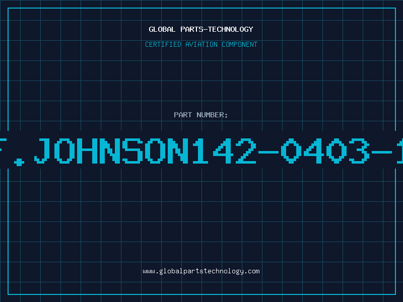 Aviation Part E.F.JOHNSON142-0403-101