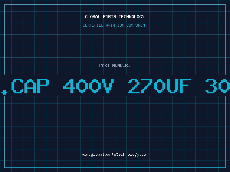 Aviation Part E.cap 400v 270uf 30x