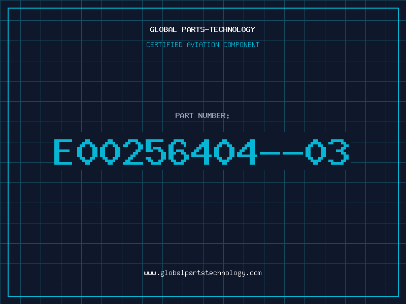 Aviation Part E00256404--03