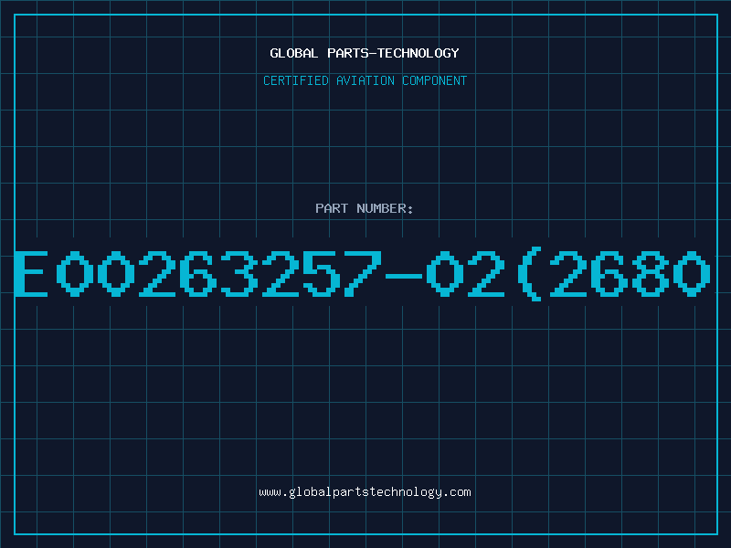 Aviation Part E00263257-02(2680