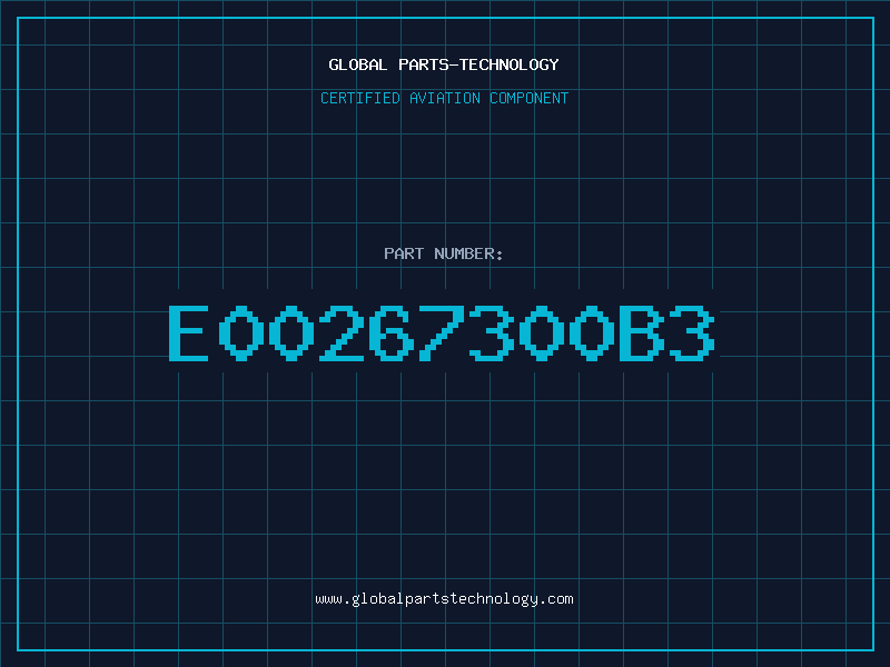 Aviation Part E00267300B3
