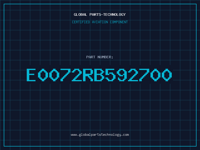 Aviation Part E0072RB592700