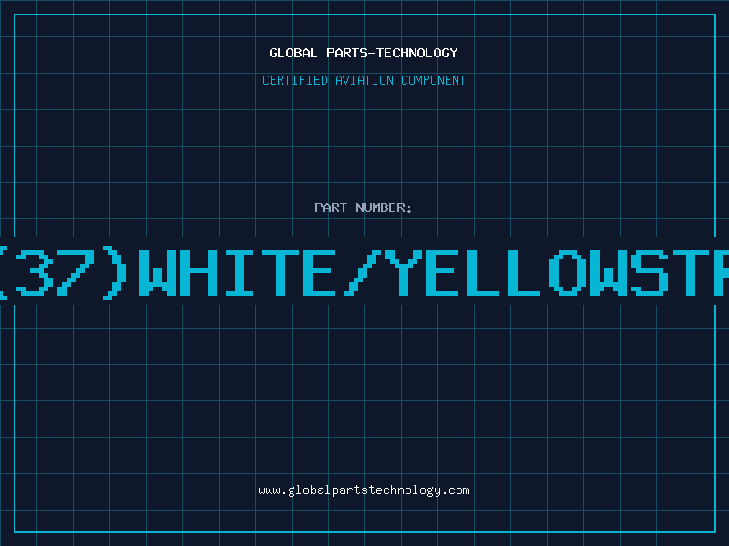 Aviation Part E10(37)WHITE/YELLOWSTRIPE