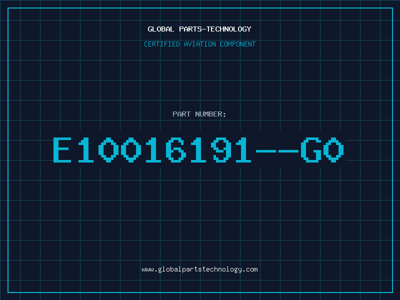 Aviation Part E10016191--G0