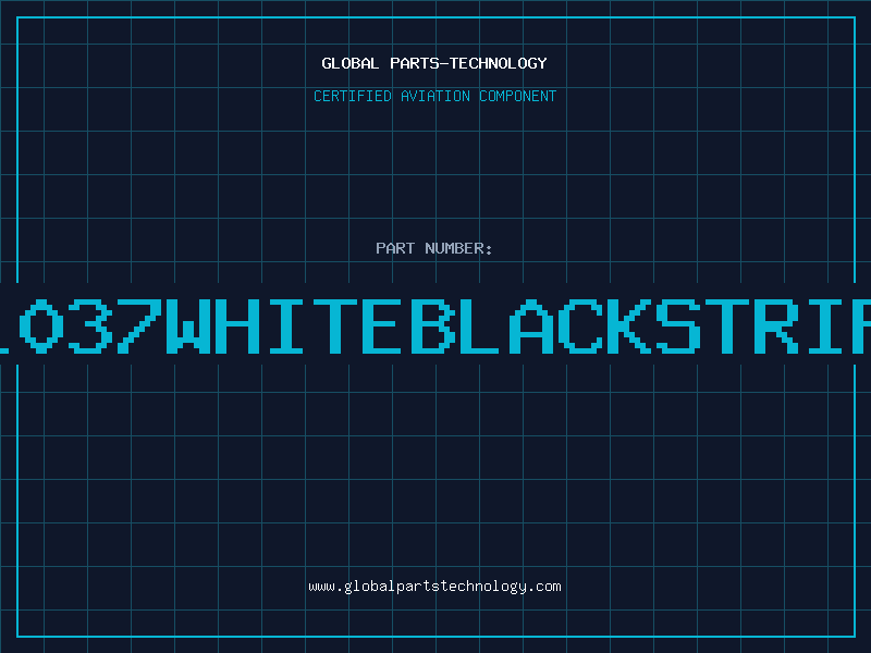 Aviation Part E1037WHITEBLACKSTRIPE