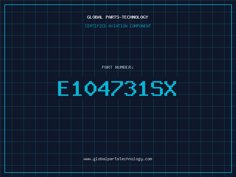 Aviation Part E104731SX
