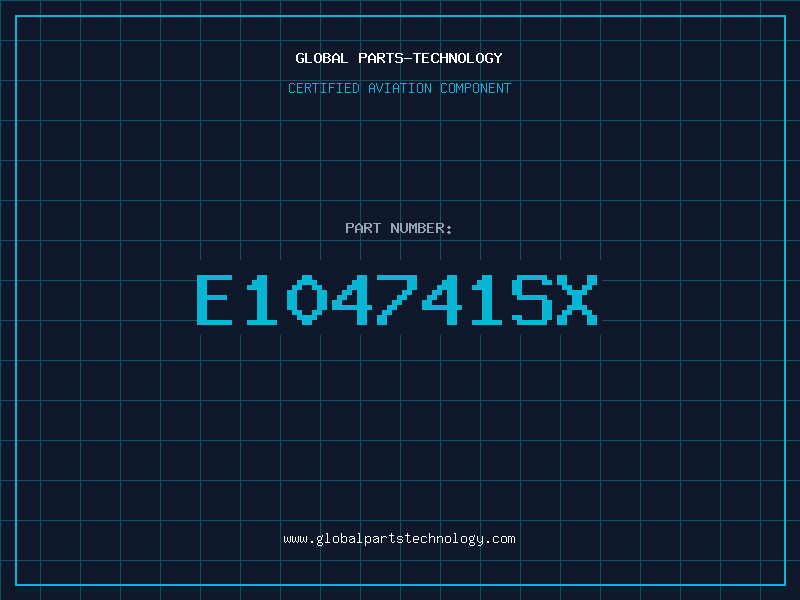 Aviation Part E104741SX