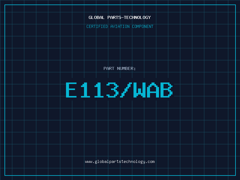 Aviation Part E113/WAB