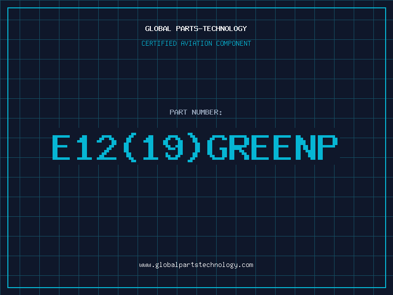 Aviation Part E12(19)GREENP