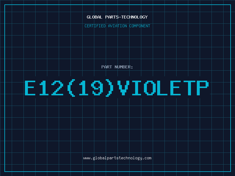 Aviation Part E12(19)VIOLETP