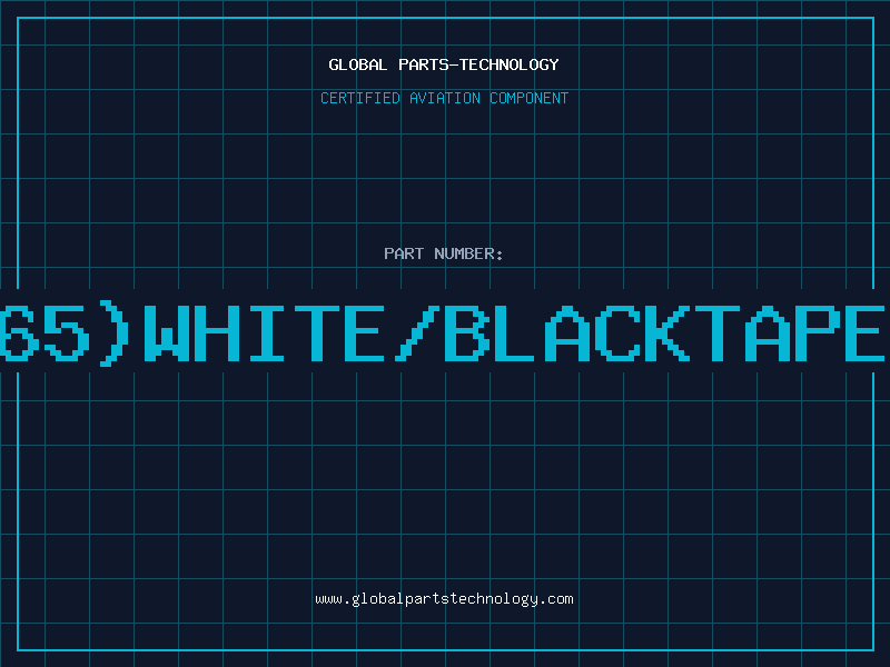Aviation Part E12(65)WHITE/BLACKTAPEWRAP