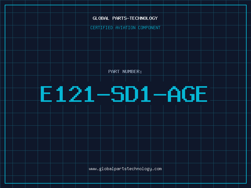 Aviation Part E121-SD1-AGE