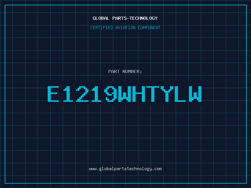 Aviation Part E1219WHTYLW