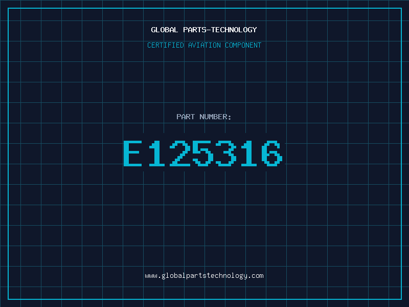 Aviation Part E125316