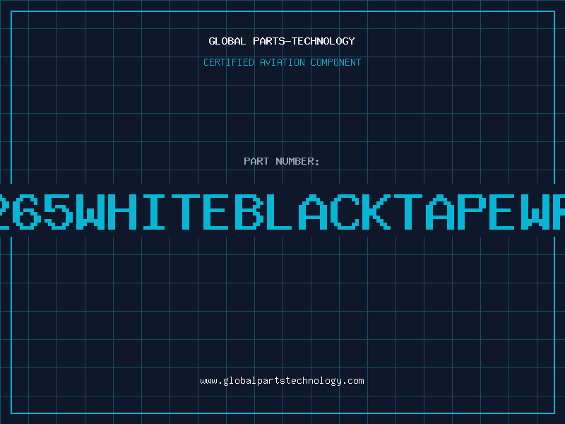 Aviation Part E1265WHITEBLACKTAPEWRAP