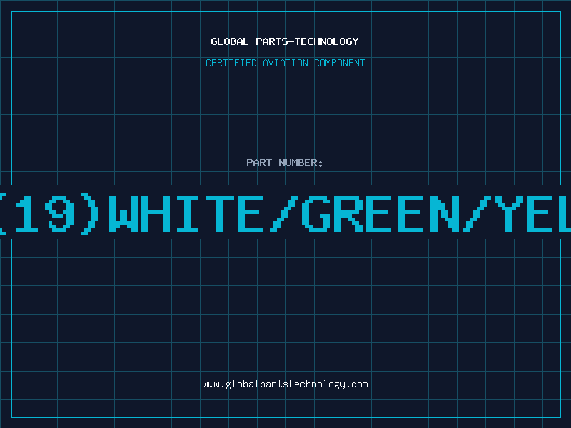 Aviation Part E14(19)WHITE/GREEN/YELLOW