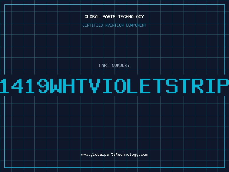 Aviation Part E1419WHTVIOLETSTRIPE