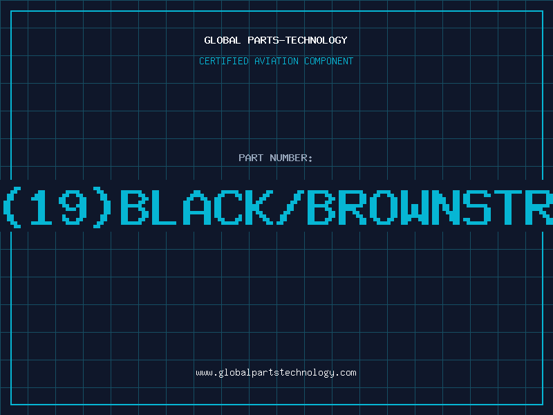 Aviation Part E16(19)BLACK/BROWNSTRIPE