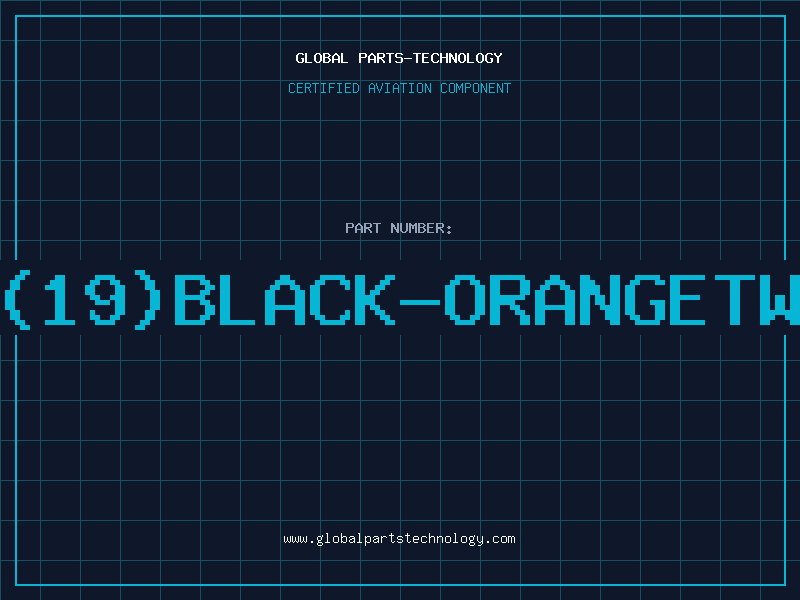 Aviation Part E16(19)BLACK-ORANGETWIST
