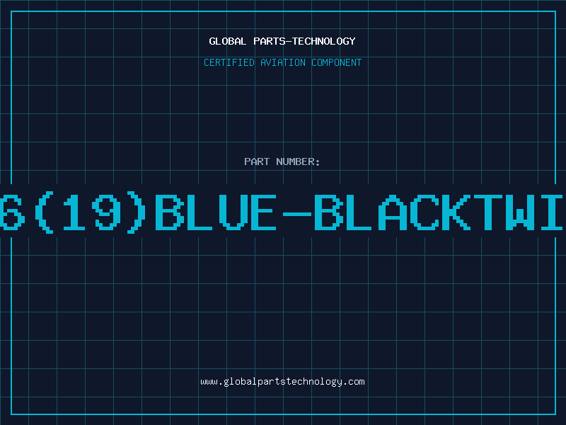 Aviation Part E16(19)BLUE-BLACKTWIST