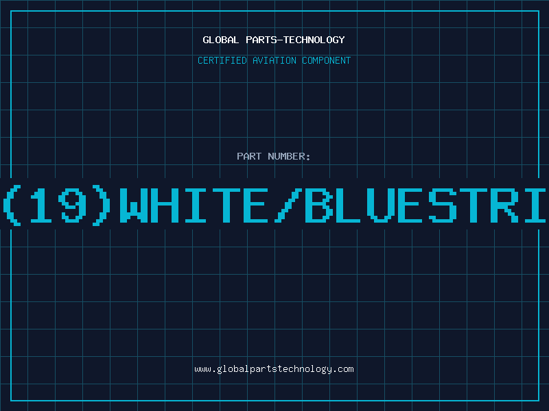 Aviation Part E16(19)WHITE/BLUESTRIPEP