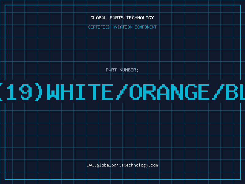 Aviation Part E16(19)WHITE/ORANGE/BLACK