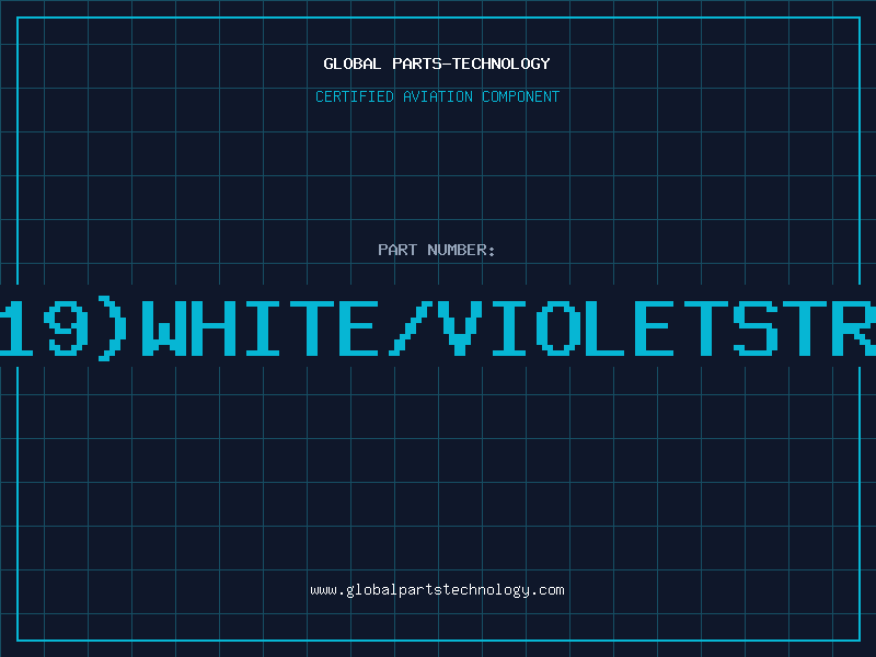 Aviation Part E16(19)WHITE/VIOLETSTRIPEP