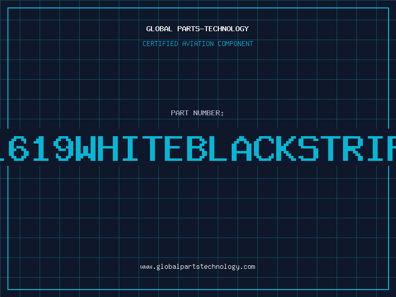 Aviation Part E1619WHITEBLACKSTRIPE