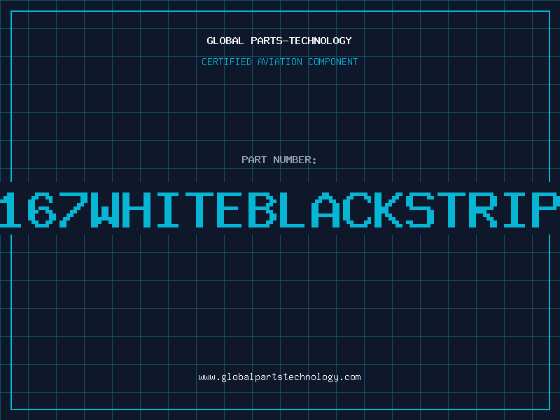 Aviation Part E167WHITEBLACKSTRIPE