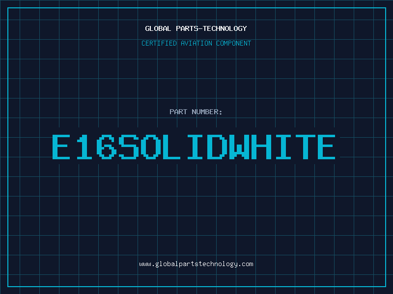 Aviation Part E16SOLIDWHITE