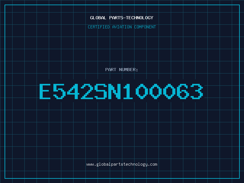 Aviation Part E542SN100063