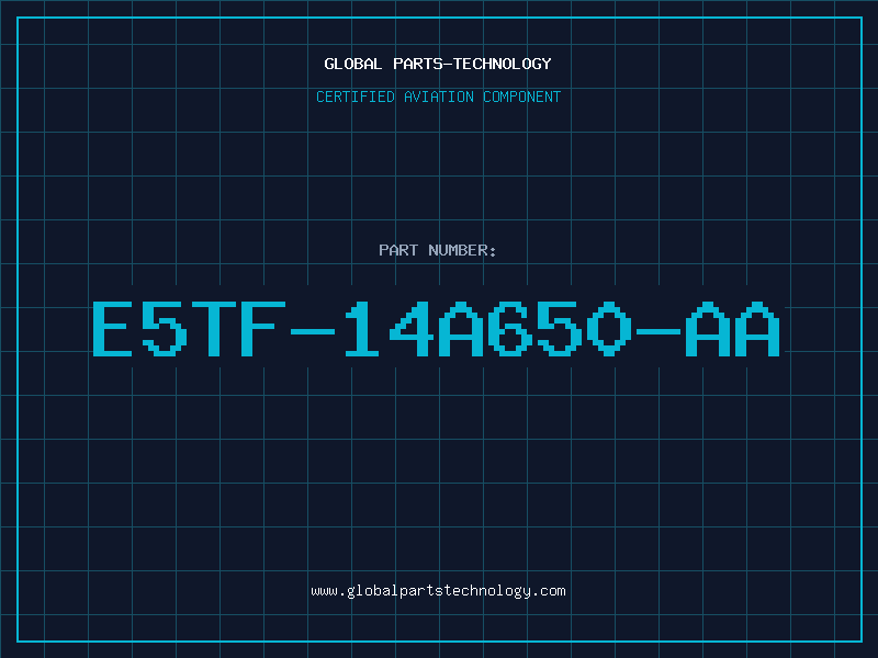 Aviation Part E5TF-14A650-AA