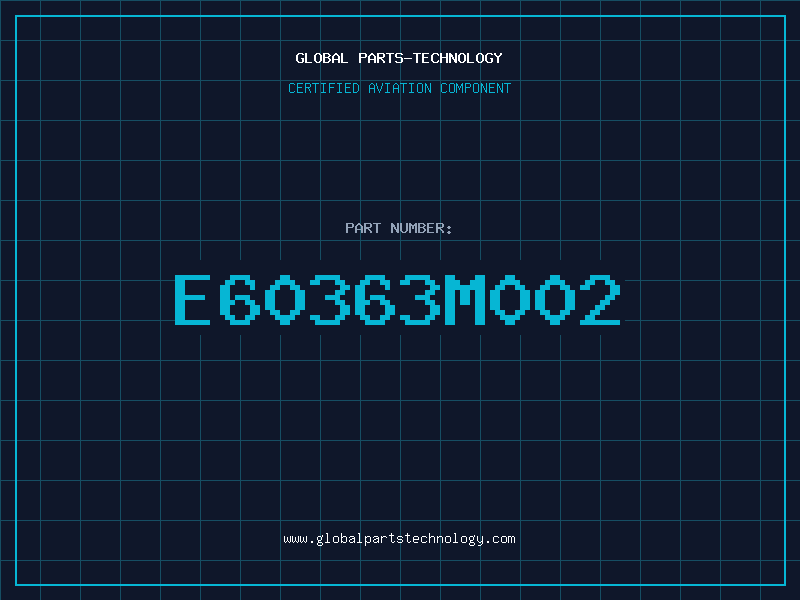 Aviation Part E60363M002