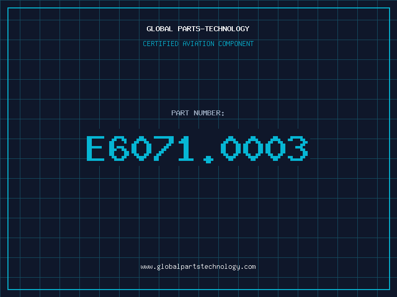 Aviation Part E6071.0003