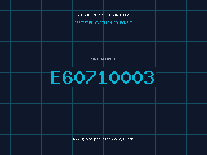 Aviation Part E60710003