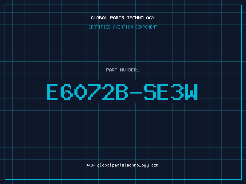Aviation Part E6072B-SE3W